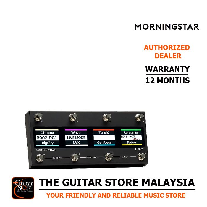 Morningstar MC8-PRO Midi Controller - The Guitar Store