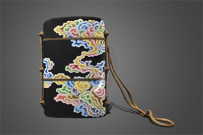 国立故宮博物院 3D文物鑑賞-3D文物-清 乾隆 沈香木鑲珠玉如意