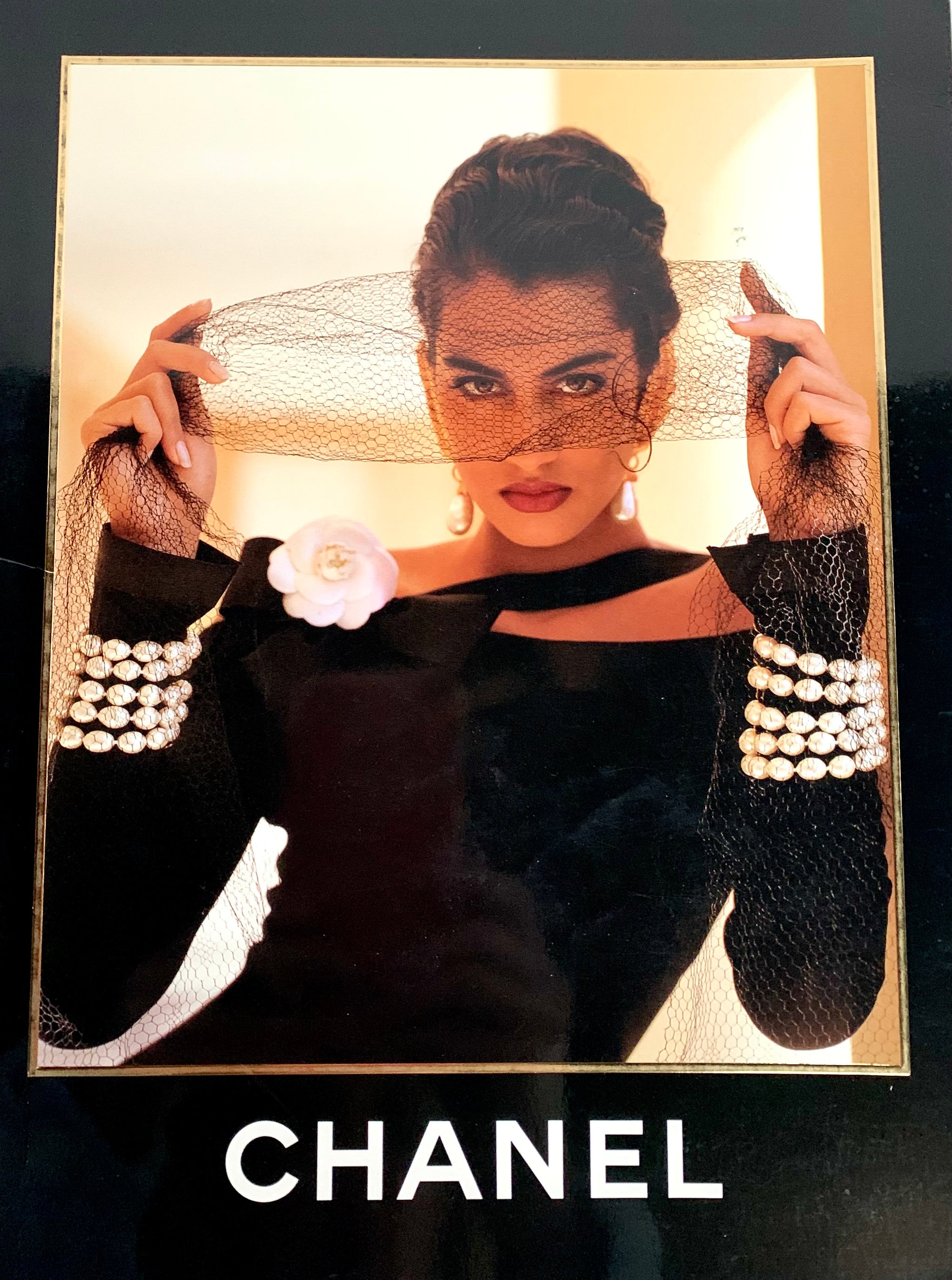 CHANEL 1990 - 1991 AUTUMN WINTER CATALOGUE YASMEEN GHAURI – The