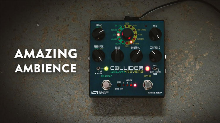 Source Audio COLLIDER Stereo Delay+Reverb | The Pedal Zone