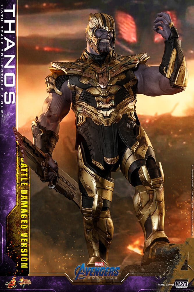アベンジャーズ／エンドゲーム』サノス、バトルダメージ版がホット