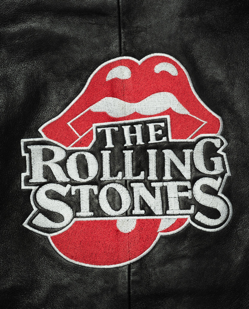 JFK Stadium Rolling Stones Leather Jacket - The Rolling Stones
