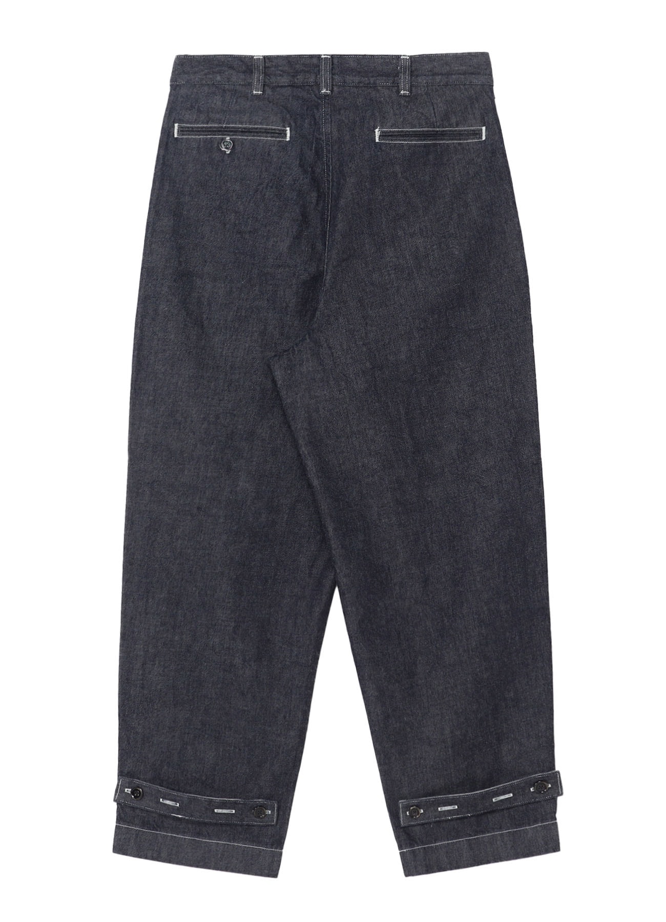 Ground Y×EDWIN 11oz INDIGO DENIM WIDE-TUCK PANTS WITH TAB DETAIL(S