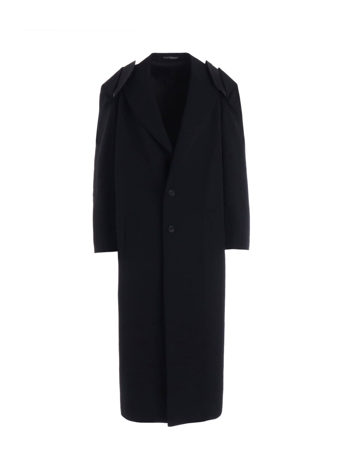 GABARDINE 2 LAYERED SHOULDER D COAT(XS Black): Soldes｜THE SHOP