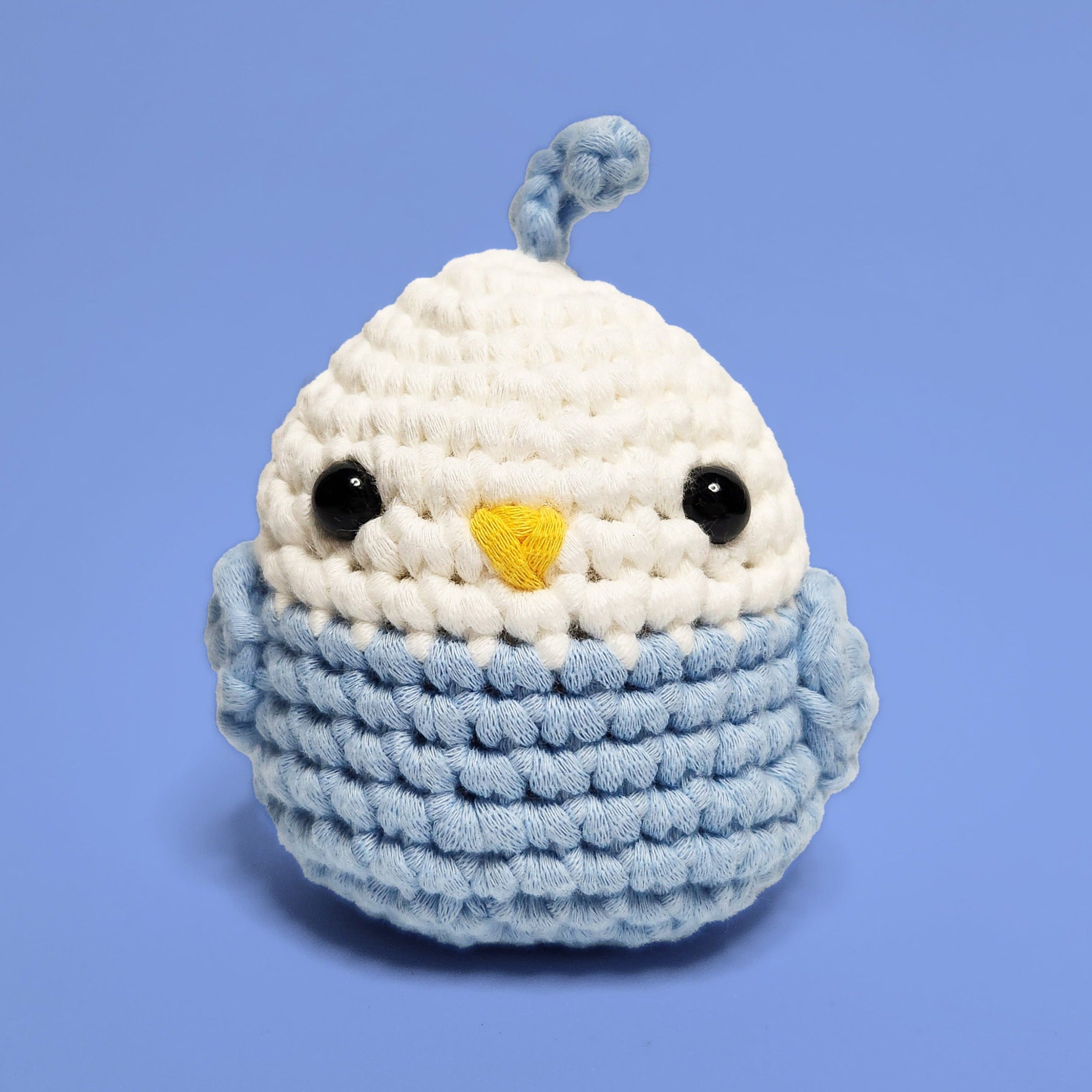 Buff the Blue Lovebird | Beginner Crochet Kit – The Squishy Pals