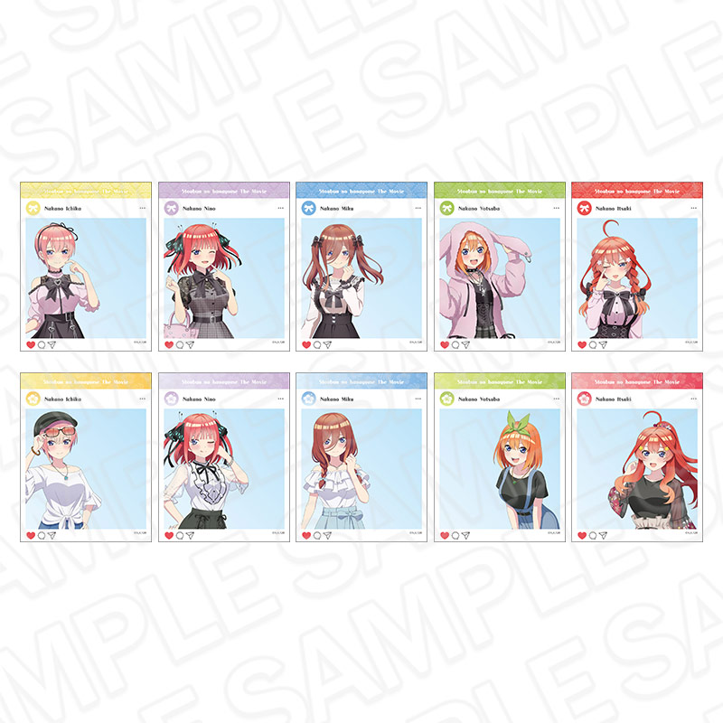 五等分の花嫁 POP UP STOREが新宿マルイアネックス6FにてOPEN決定
