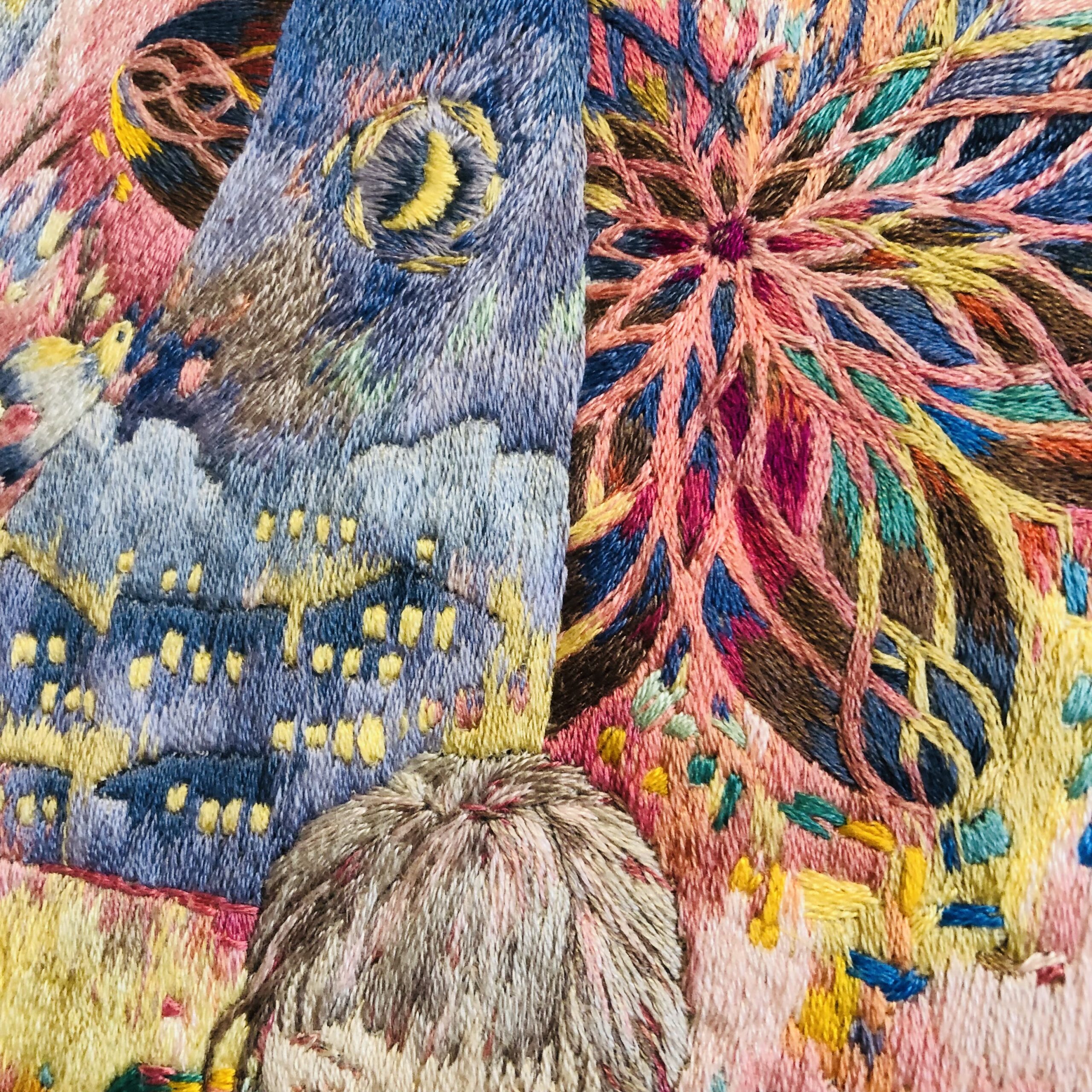 magic hourー刺繍ー | 渥美彩 ｜インテリア絵画 アートの専門通販