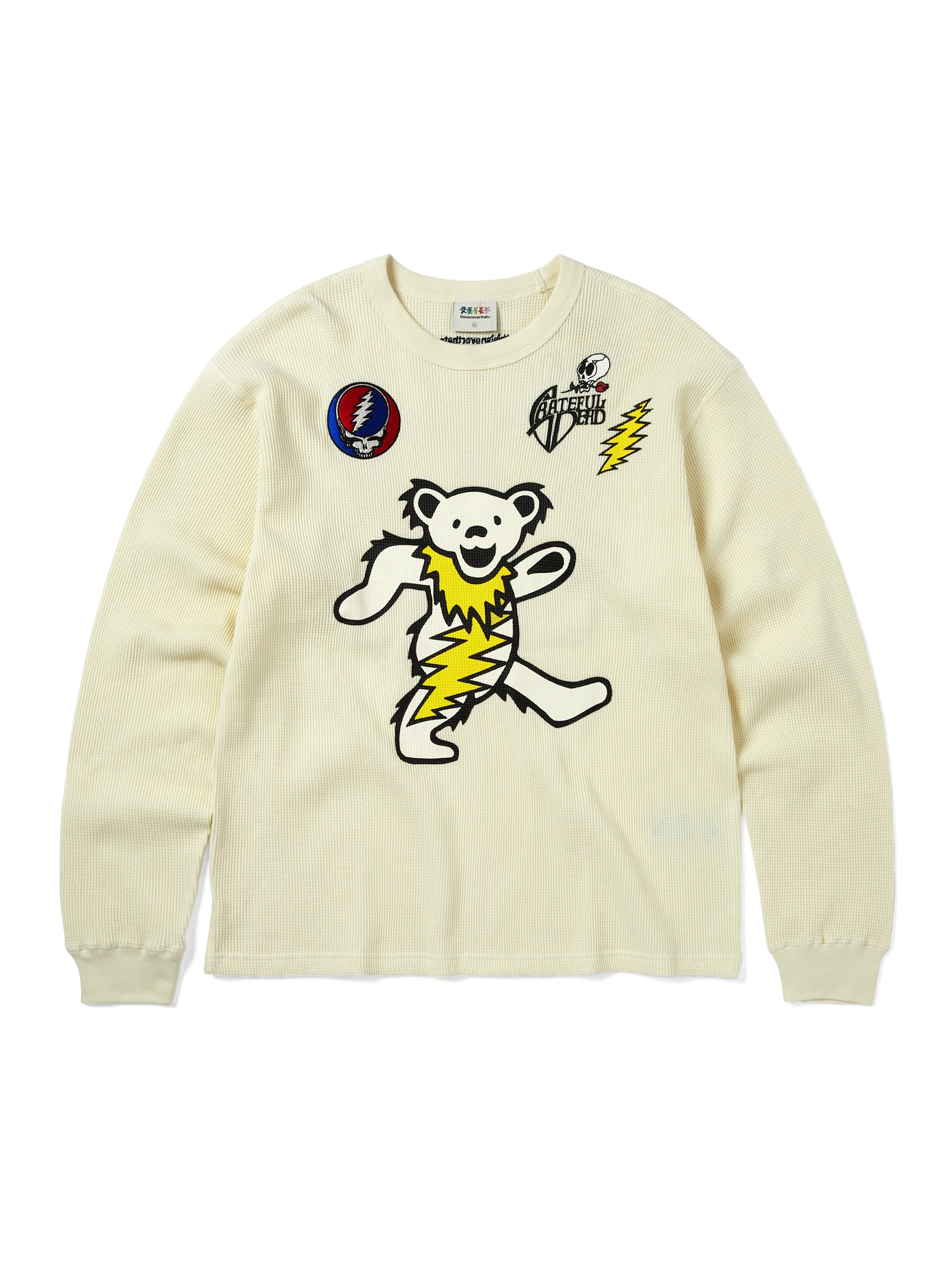 GD Peace Bears Waffle L/S Top – thisisneverthat® JP
