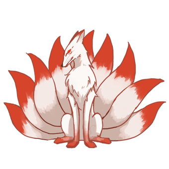 Free Vectors | nine tailed fox