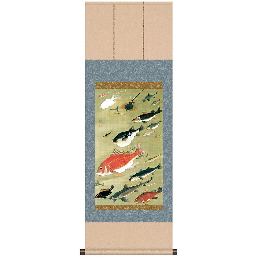 楽天市場】掛け軸 魚の通販