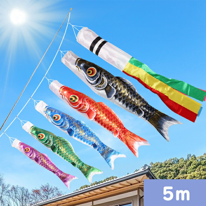 楽天市場】鯉のぼり 5mの通販