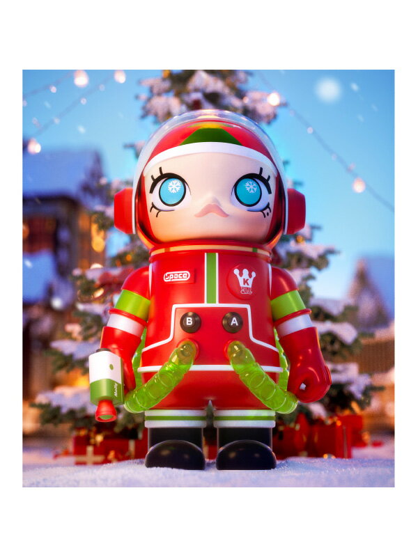 POP MART MEGA コレクション 1000% SPACE MOLLY CHRISTMAS ポップ