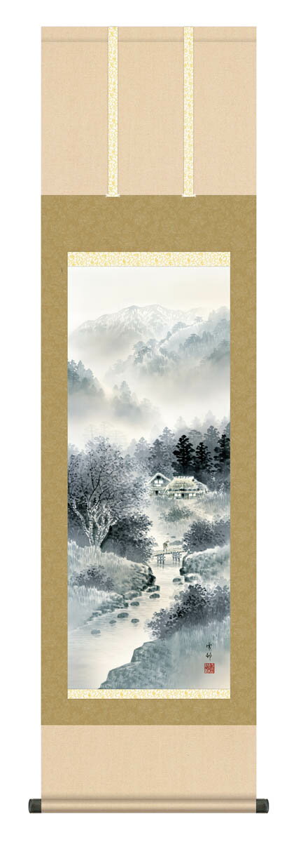 楽天市場】掛軸 日本画 雪の通販