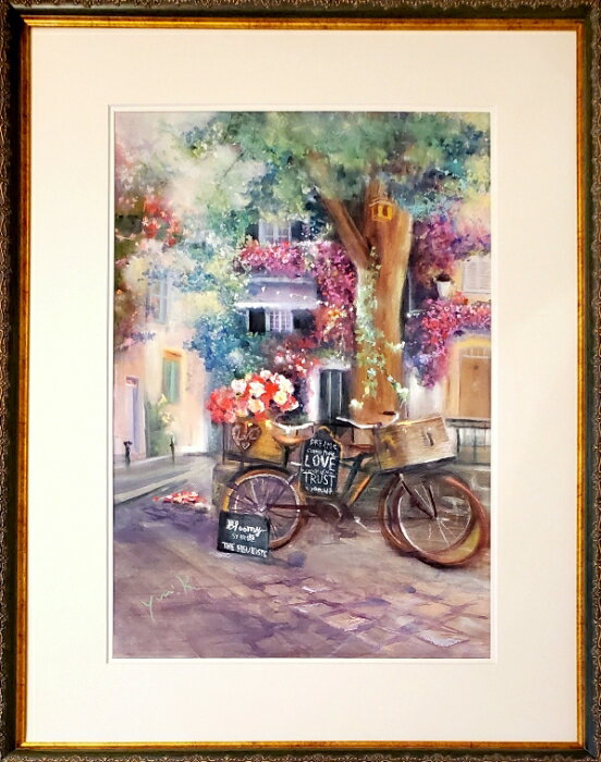 楽天市場】自転車（水彩画｜絵画）：アート・美術品・骨董品・民芸品
