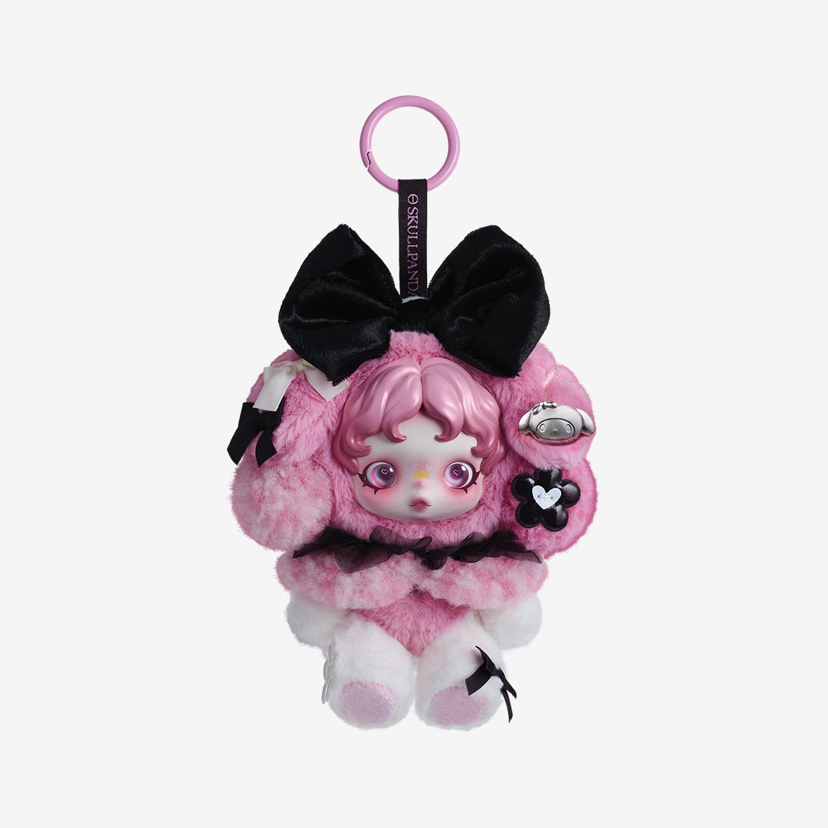スカルパンダ × クロミ／マイメロディ ぬいぐるみペンダントが可愛