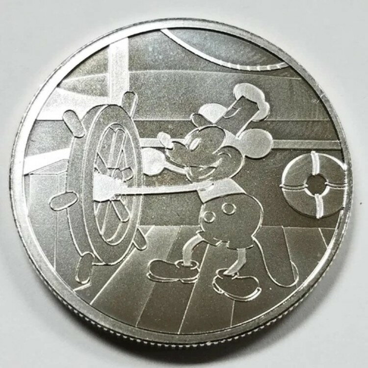 楽天市場】蒸気船ウィリー 銀貨の通販