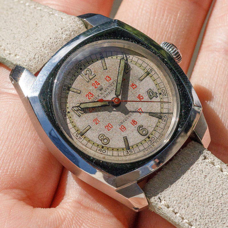 ROLEX OYSTER EVEREST ARMY Ref.3139 Mint Super Edge Case – TIMEANAGRAM