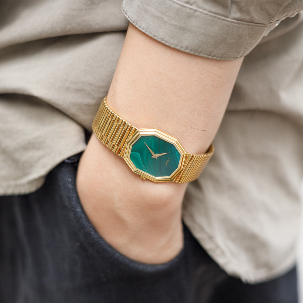 PIAGET Ref.9529 Malachite Dial New Old Stock with BOX – TIMEANAGRAM
