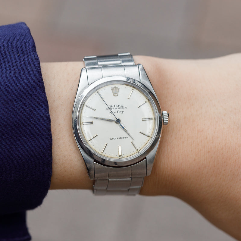 ROLEX BIG Air-King Ref.5504 with Ref.7206 Bracelet – TIMEANAGRAM