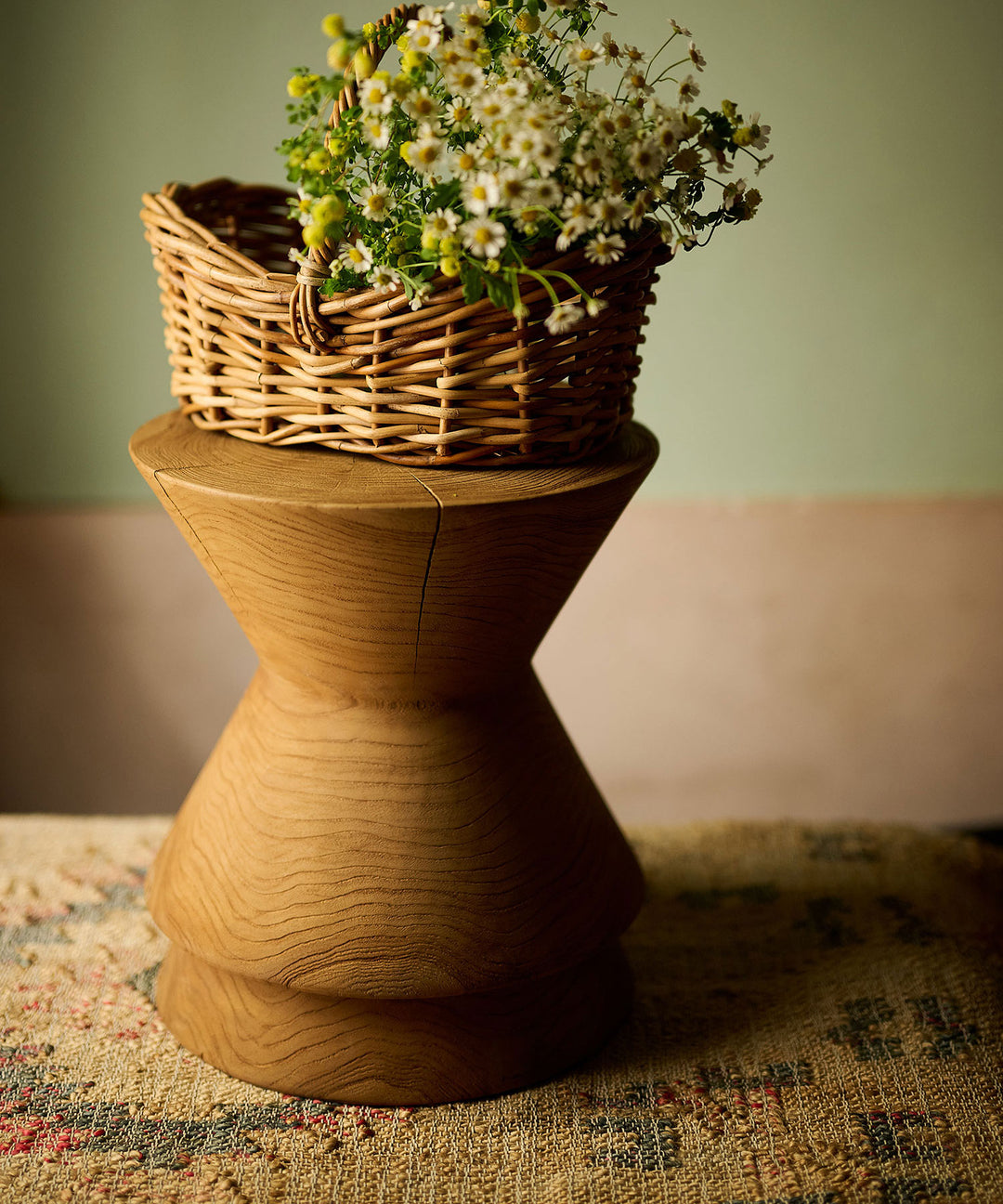 dareels（ダリールズ）DIAVOLO STOOL チーク無垢材 チーク古材