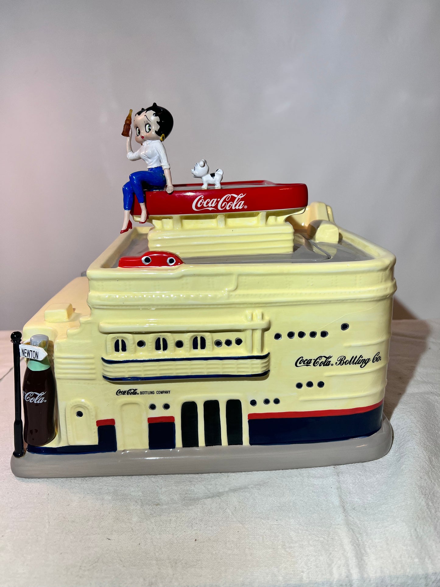 Coca-Cola Betty Boop クッキージャー Betty Boop & Pudgy - Coca-Cola