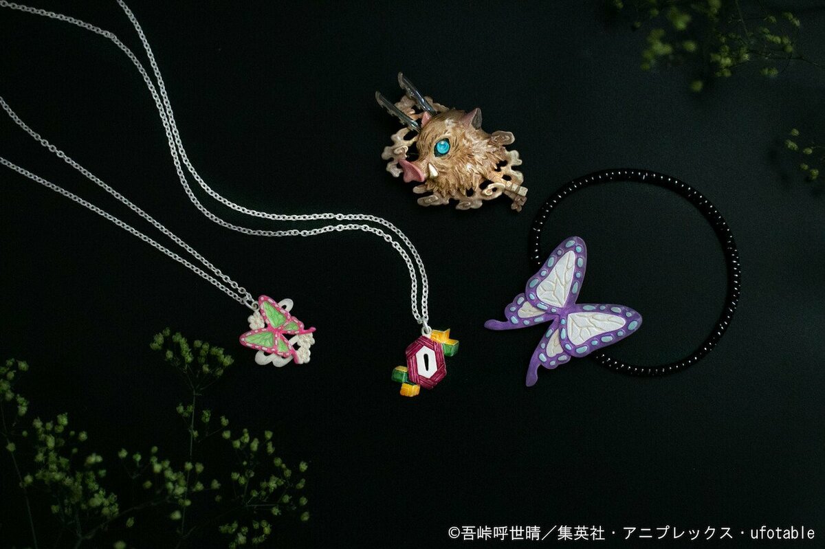 鬼滅の刃」コラボアクセ第2弾が登場！ 胡蝶しのぶの姉・カナエの髪飾り