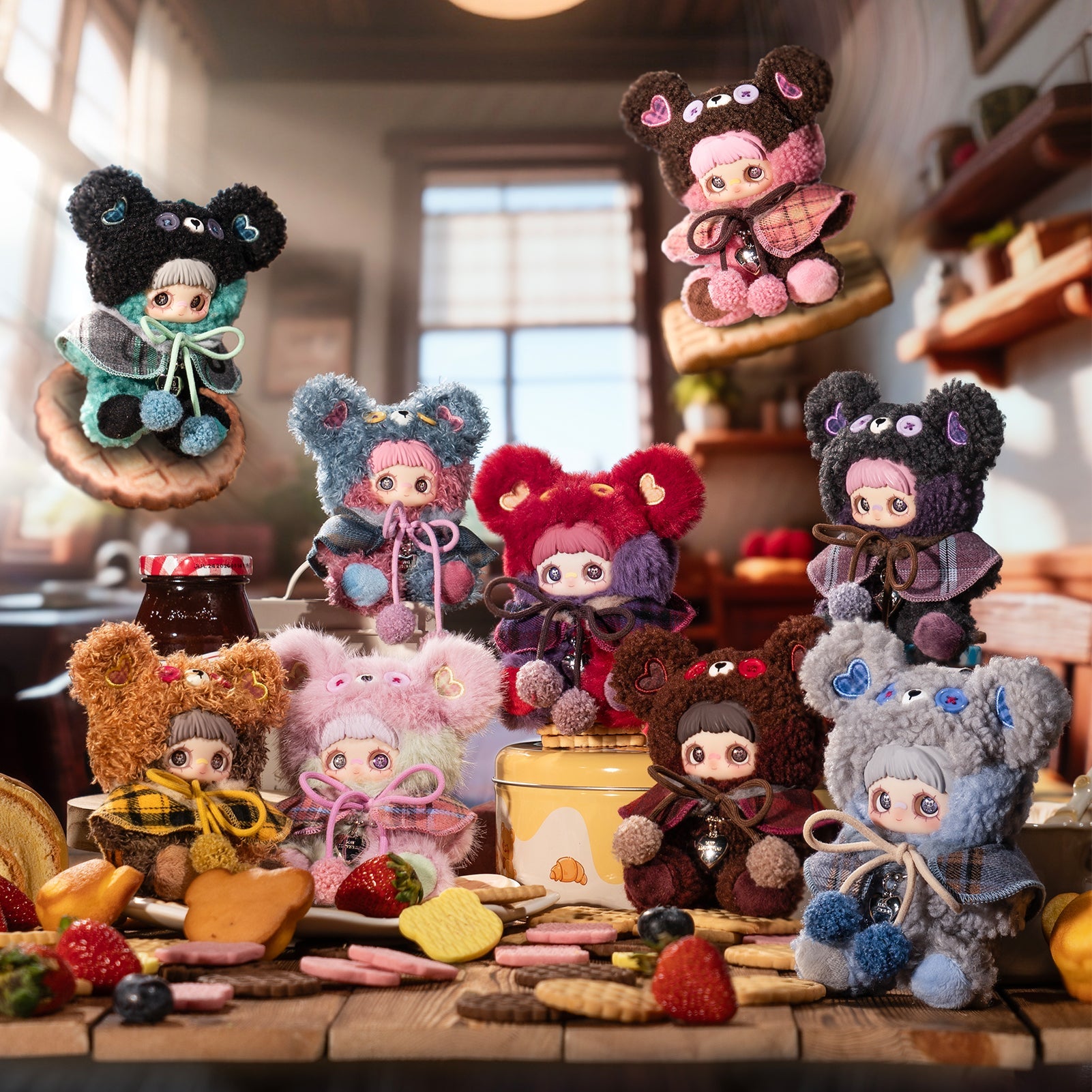Maymei Tiny Bear Cookie Series Plush Keychain Blind Box – Tiny Boxes