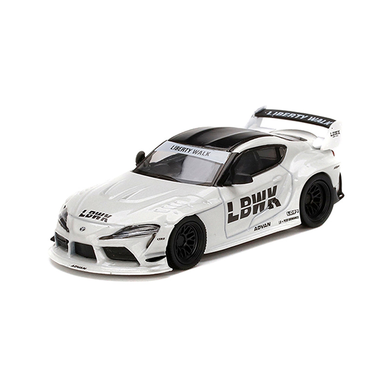 LBWKグッズ 新作 MINI-GT LB-WORKS Toyota GR スープラ White | タイヤ