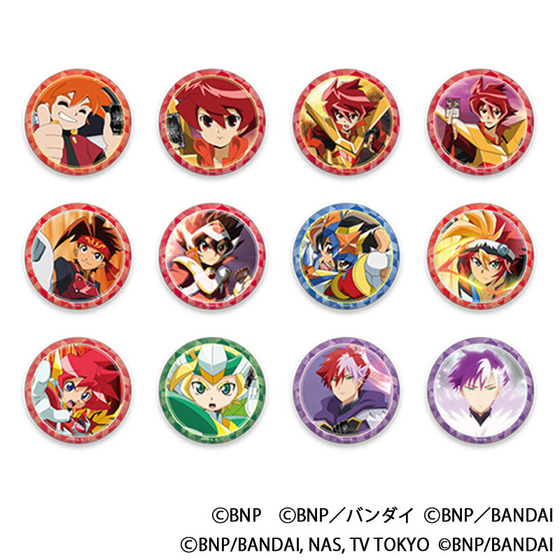 バトルスピリッツシリーズ 主人公缶バッジ（全12種/ランダム仕様） | A