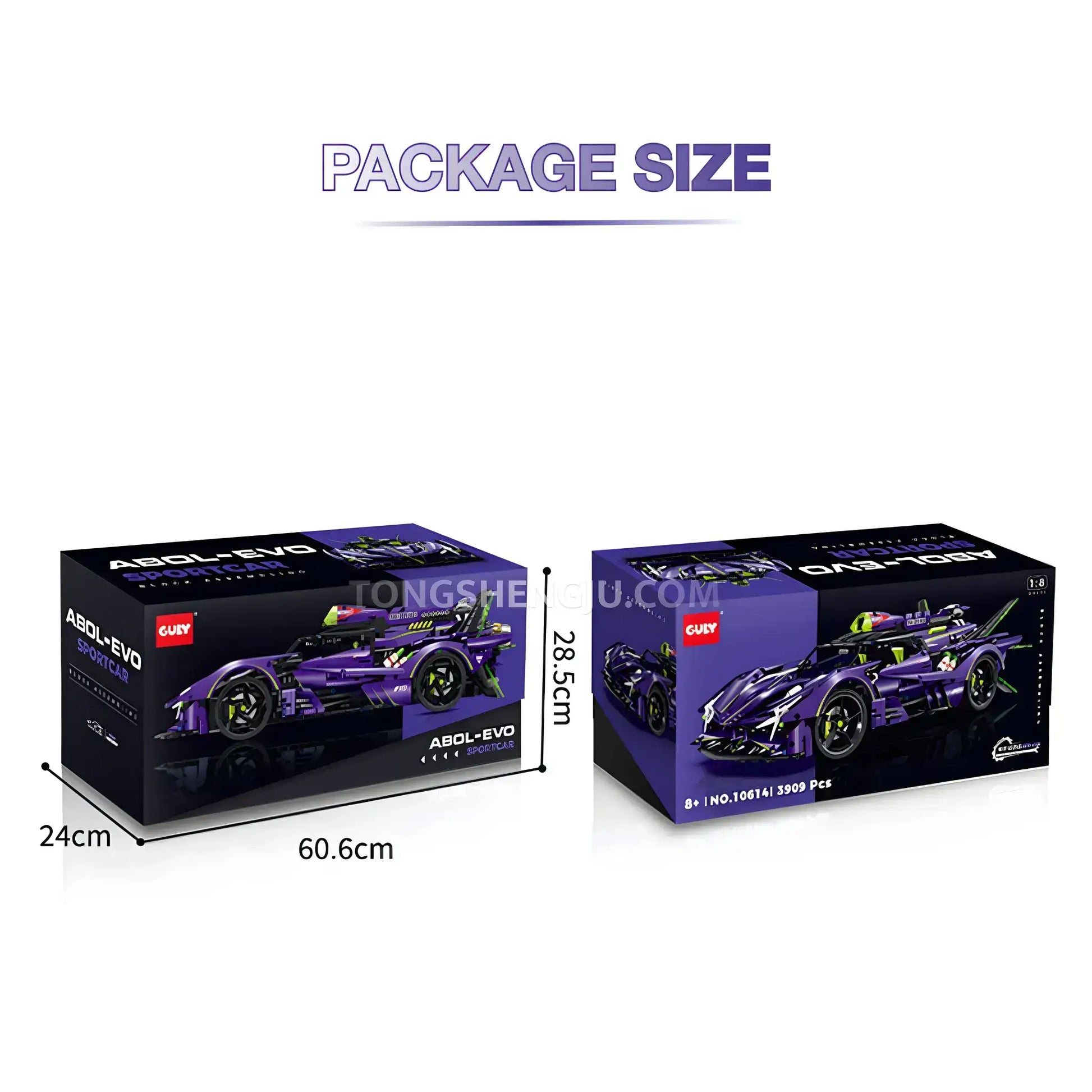 Tongshengju Technic Apollo EVO (3909PCS) Sports Car Building