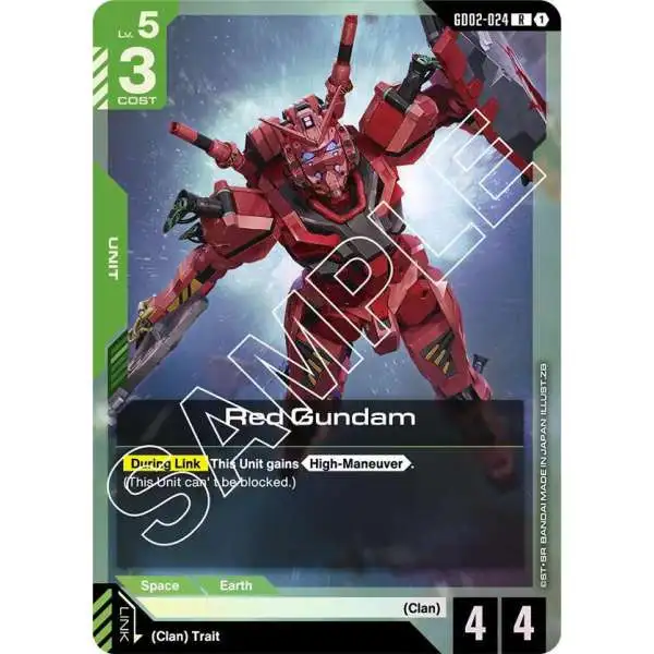 Gundam Trading Card Game Dual Impact Single Card Legend Rare