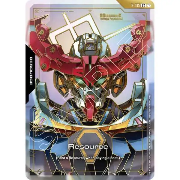 Gundam Trading Card Game Dual Impact Single Card Common Resource R