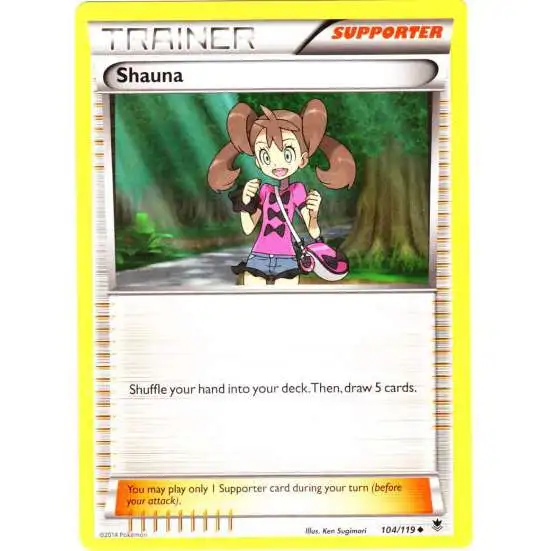 Pokemon X Y Generations Single Card Uncommon Shauna 72 - ToyWiz