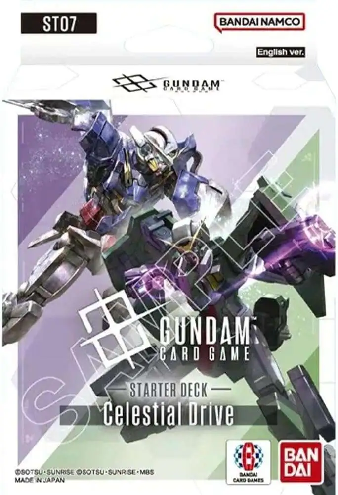 Gundam Trading Card Game Celestial Drive Starter Deck ST07 Gundam