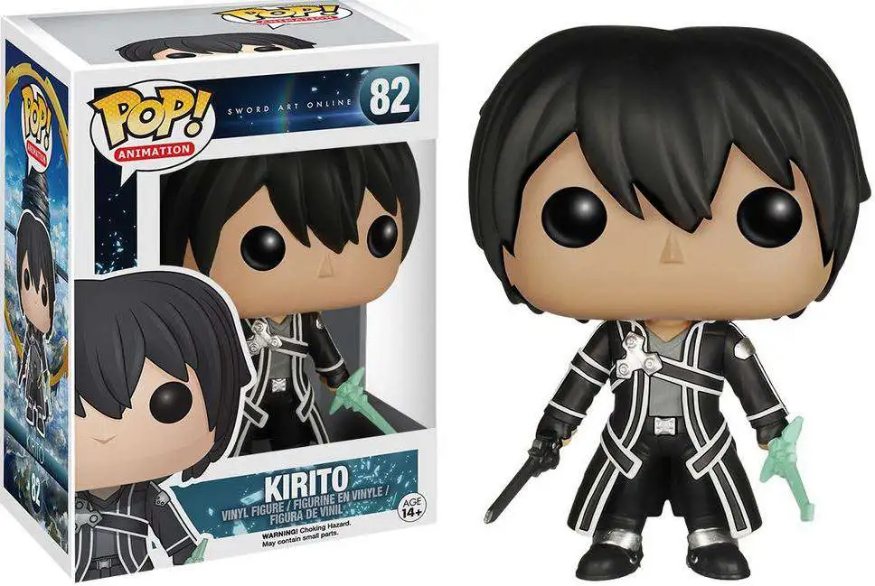 Funko Sword Art Online POP Animation Kirito Vinyl Figure 82 Grey