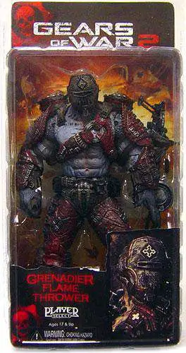 NECA Gears of War 2 Series 4 Locust Grenadier Action Figure