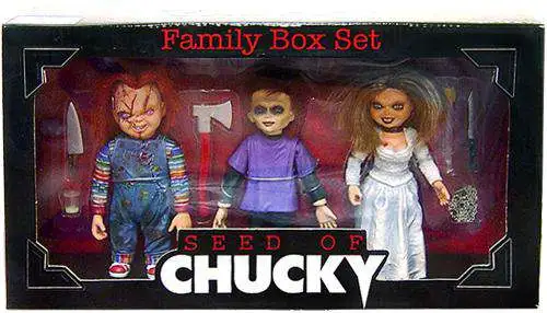 NECA Childs Play Seed of Chucky Cult Classics Family Box Set