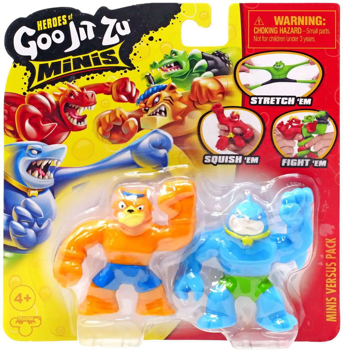 Heroes of Goo Jit Zu Wubber Warriors MINIS Thrash Tygor Figure 2