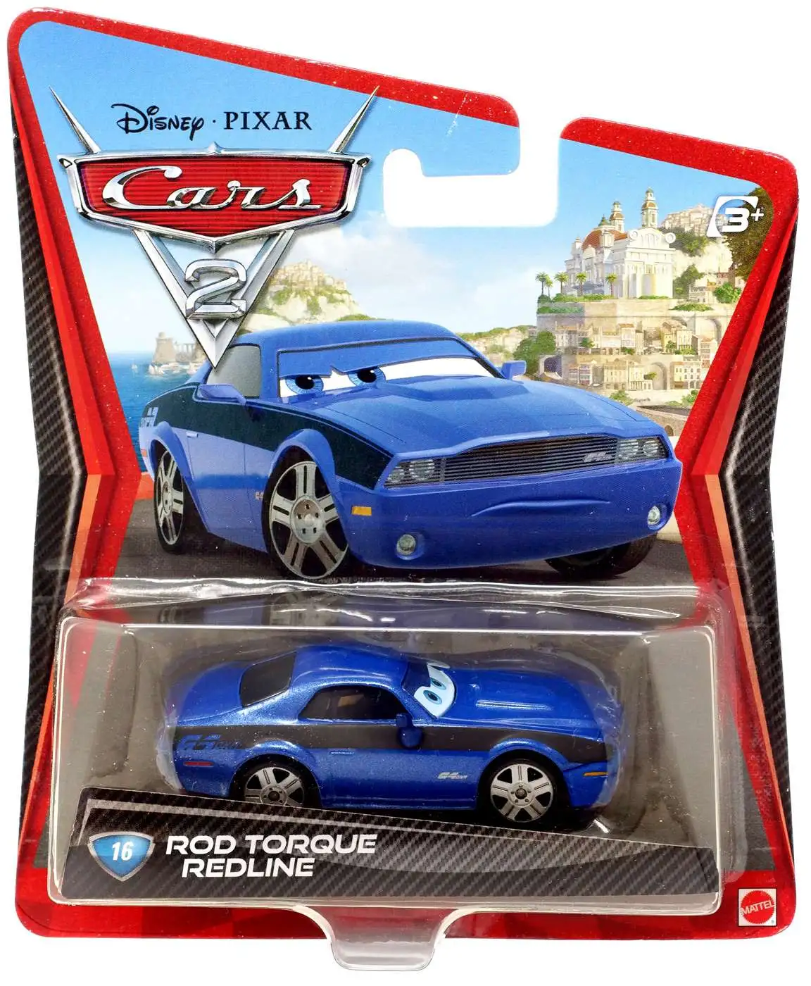 Disney Pixar Cars Cars 2 Main Series Rod Torque Redline 155