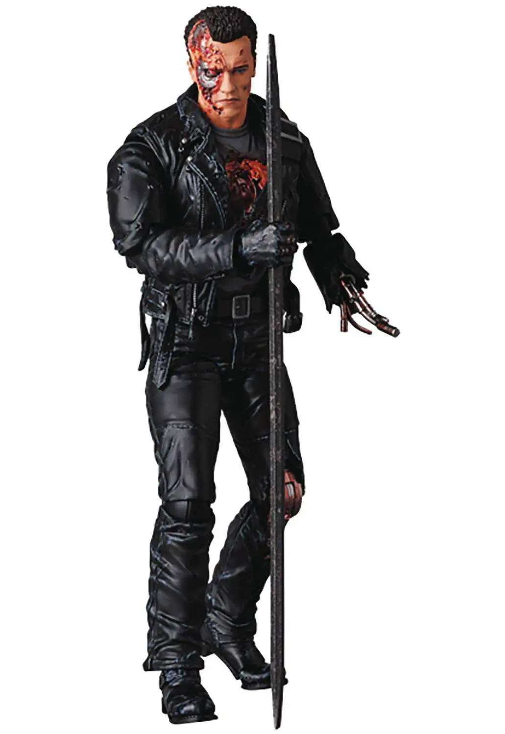 Terminator Judgment Day MAFEX T-800 6.3 Action Figure Battle