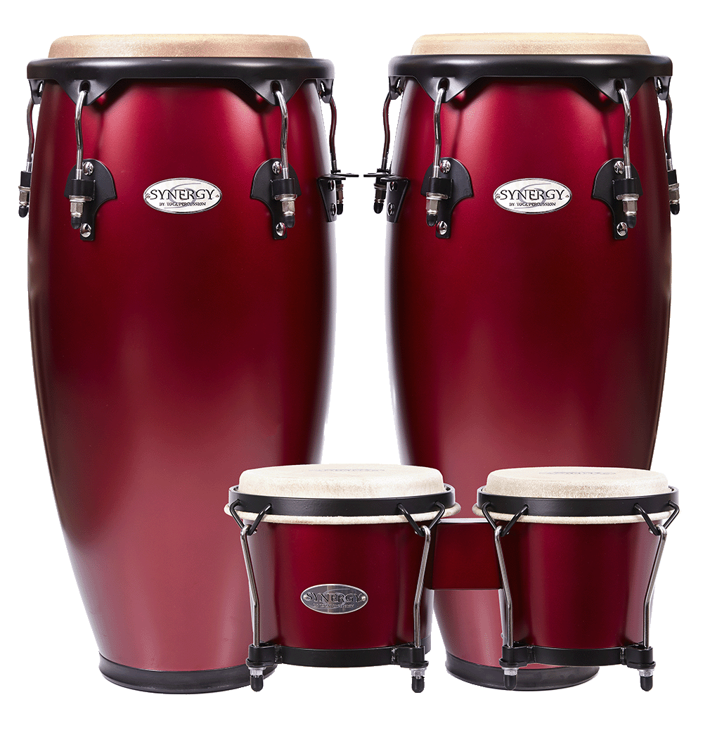 Synergy Series Wood Conga Set with Stand - New Finishes~~ – TOCA