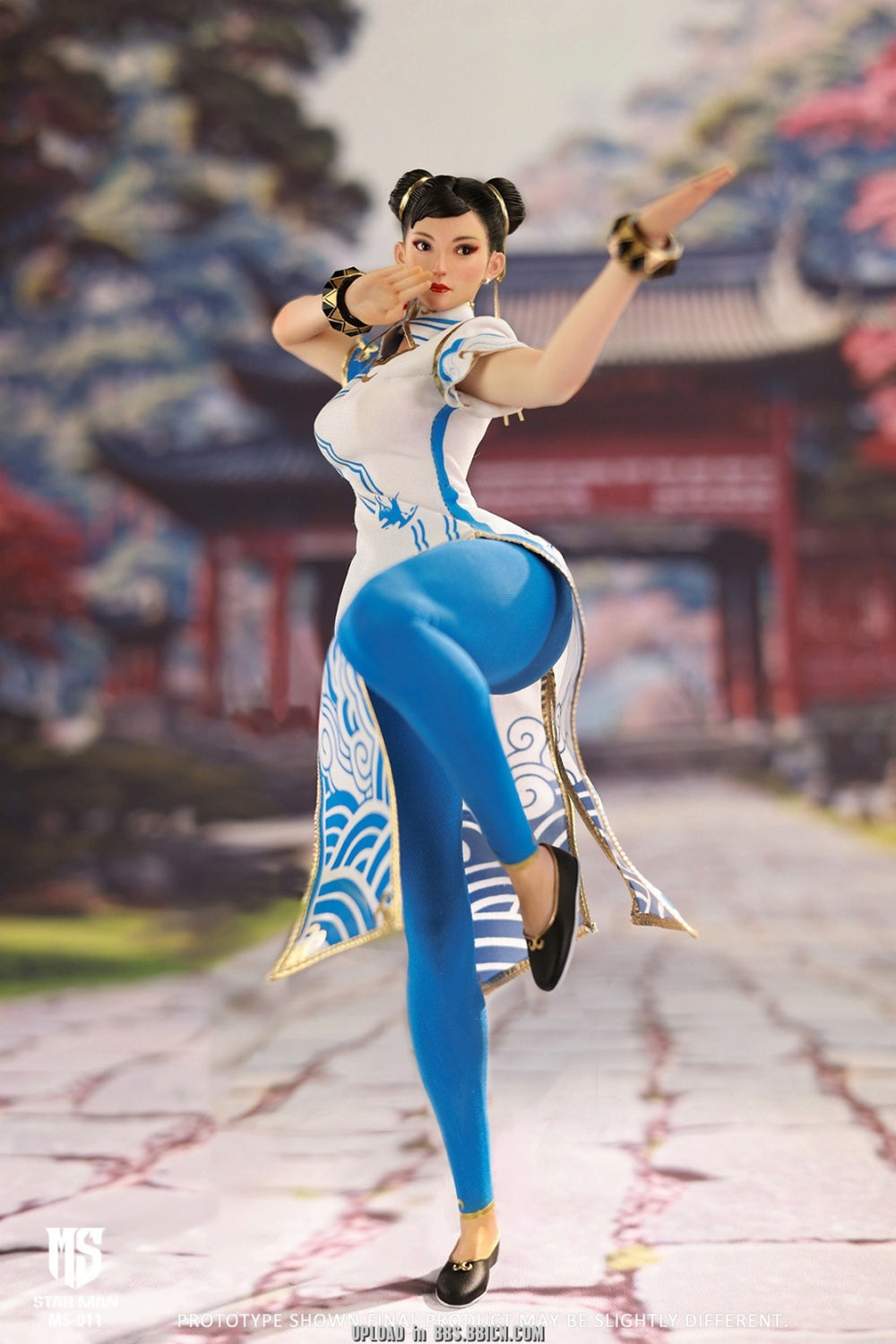 Star Man MS-011 Chun-Li (White Cheongsam)