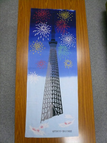 東京スカイツリー手ぬぐい販売中 - 東京きもの｜着物・レンタル