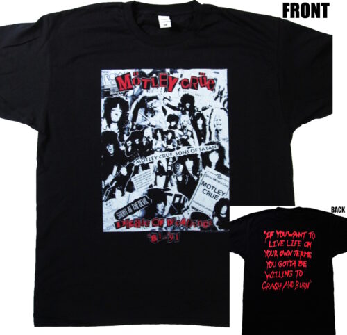 Motley Crue】ロックTシャツ メンズ バンドTシャツ メンズ Motley Crue