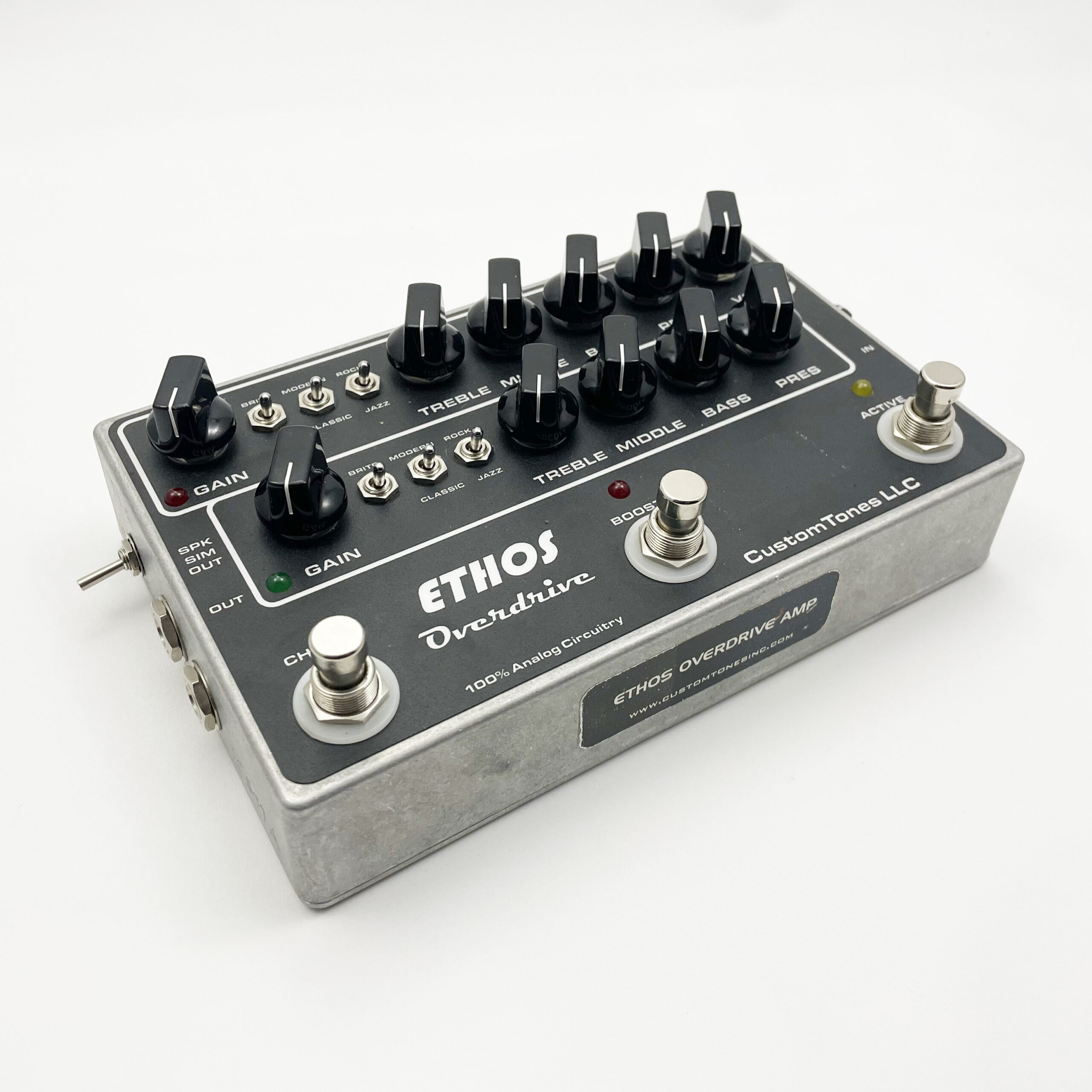 Custom Tones LLC / ETHOS OVERDRIVE AMP TLC switch（管理番号:523