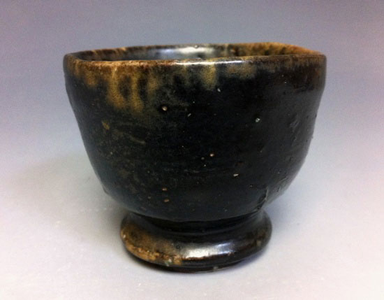 森陶岳 作 黒備前ぐい呑 – THA BIZEN BOUZ