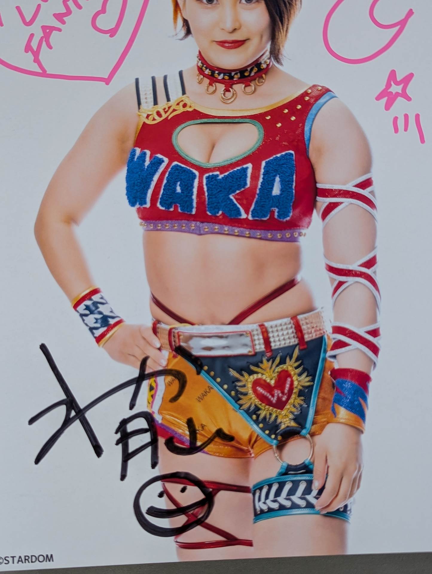 月山和香 直筆サイン入り スターダムポートレート(A-9) – 闘道館