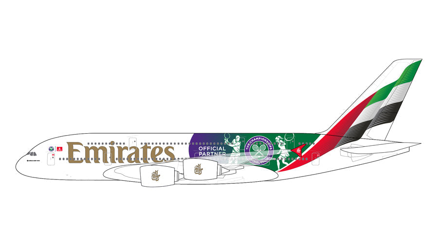 Gemini200 A380-800 エミレーツ航空 「ウィンブルドンオフィシャル