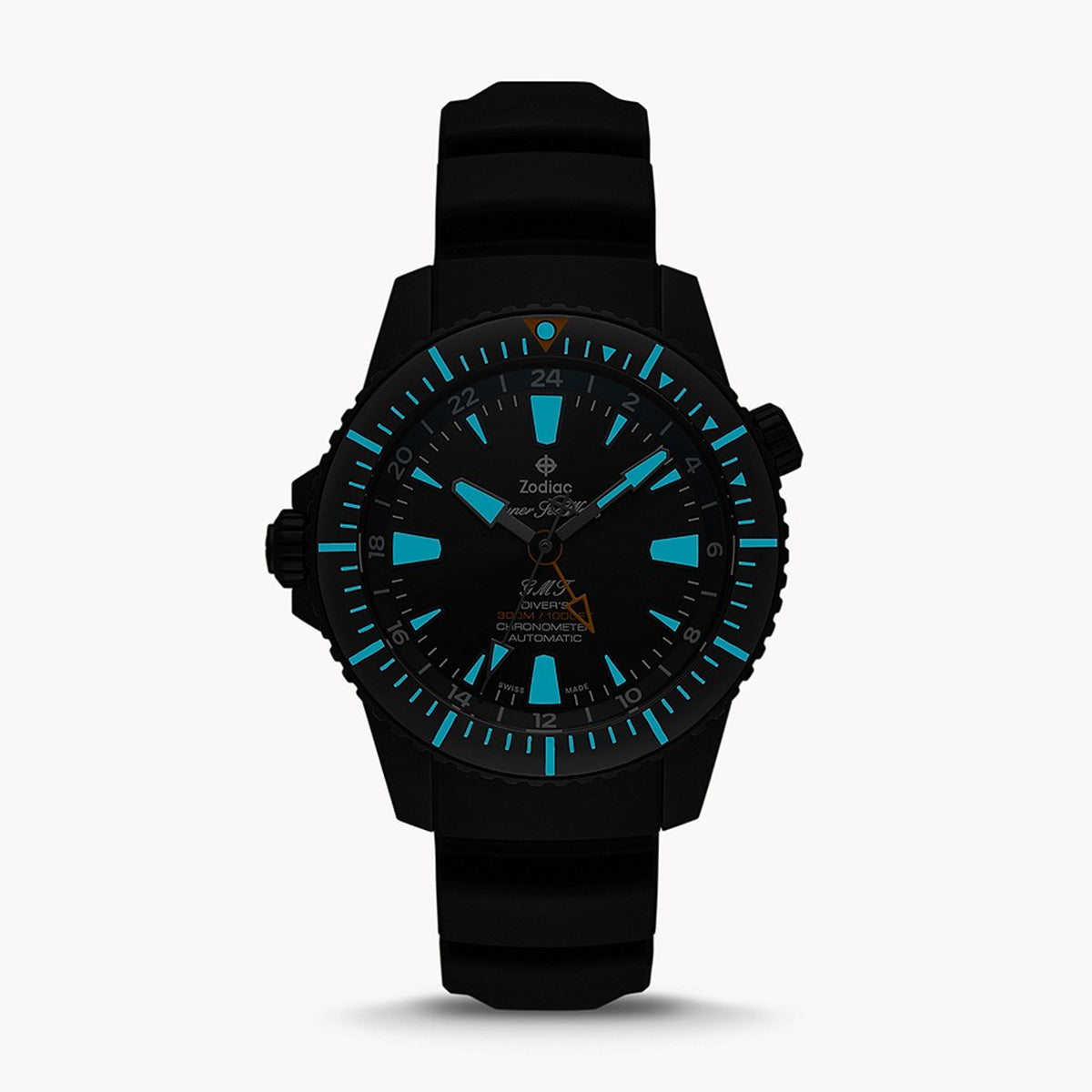 Zodiac Super Sea Wolf LHD Pro-Diver GMT ZO3557 – Topper Fine Jewelers