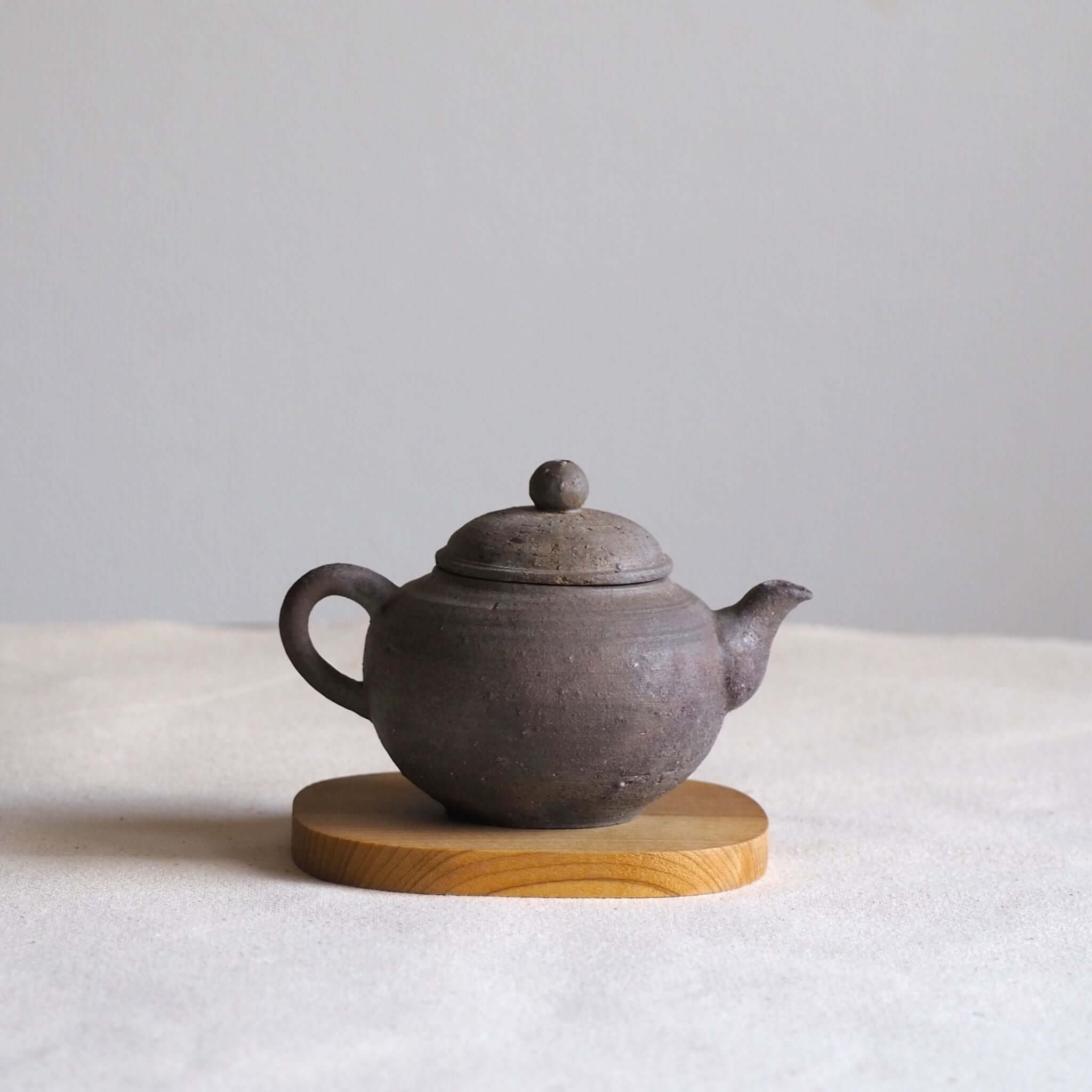 備前焼 森一朗工房作 桟切急須 [東山堂煎茶器店 オンラインショップ